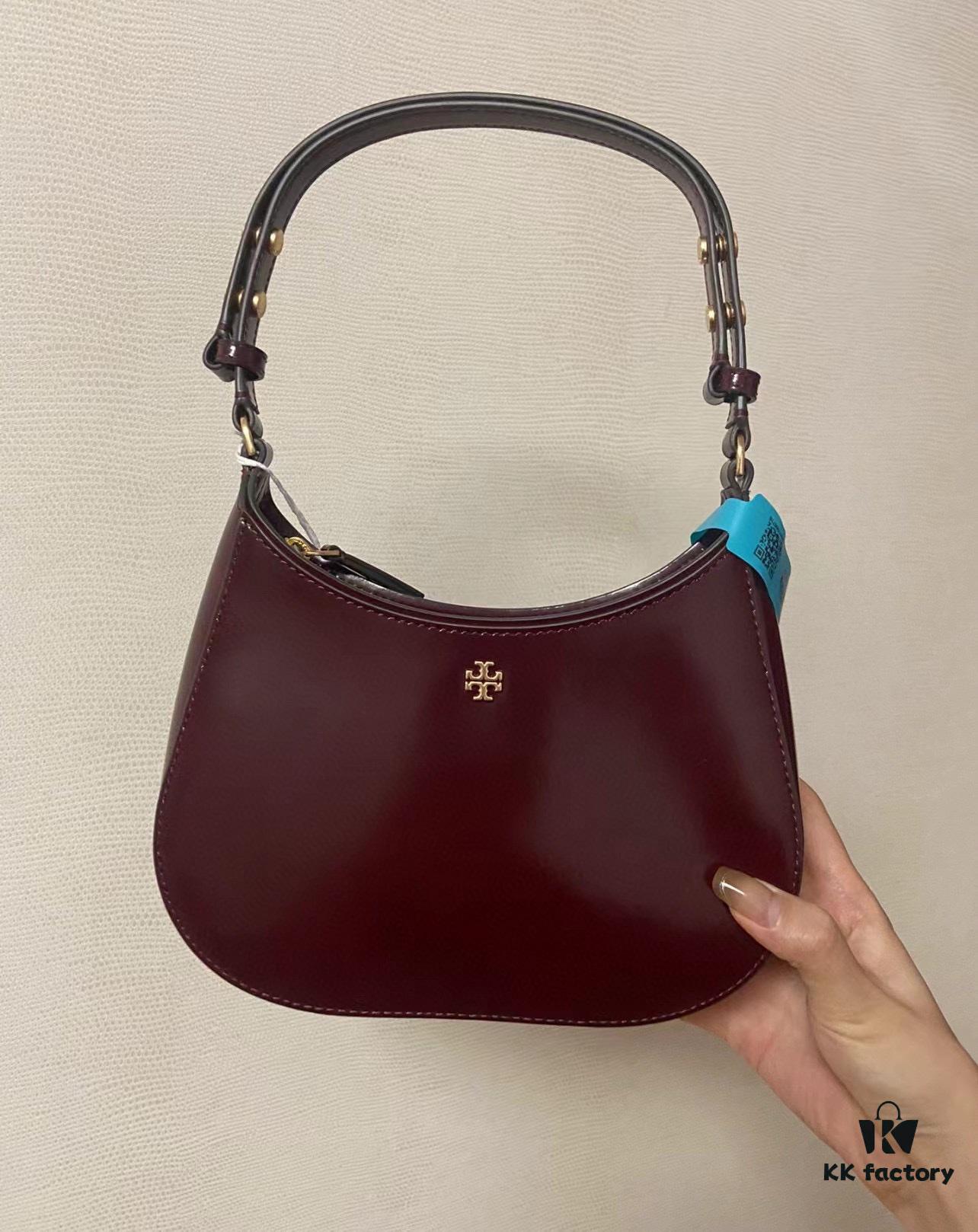 Tory Burch Emerson Series New Arrival Crossbody Bag in Full Leather with Quilted Calfskin