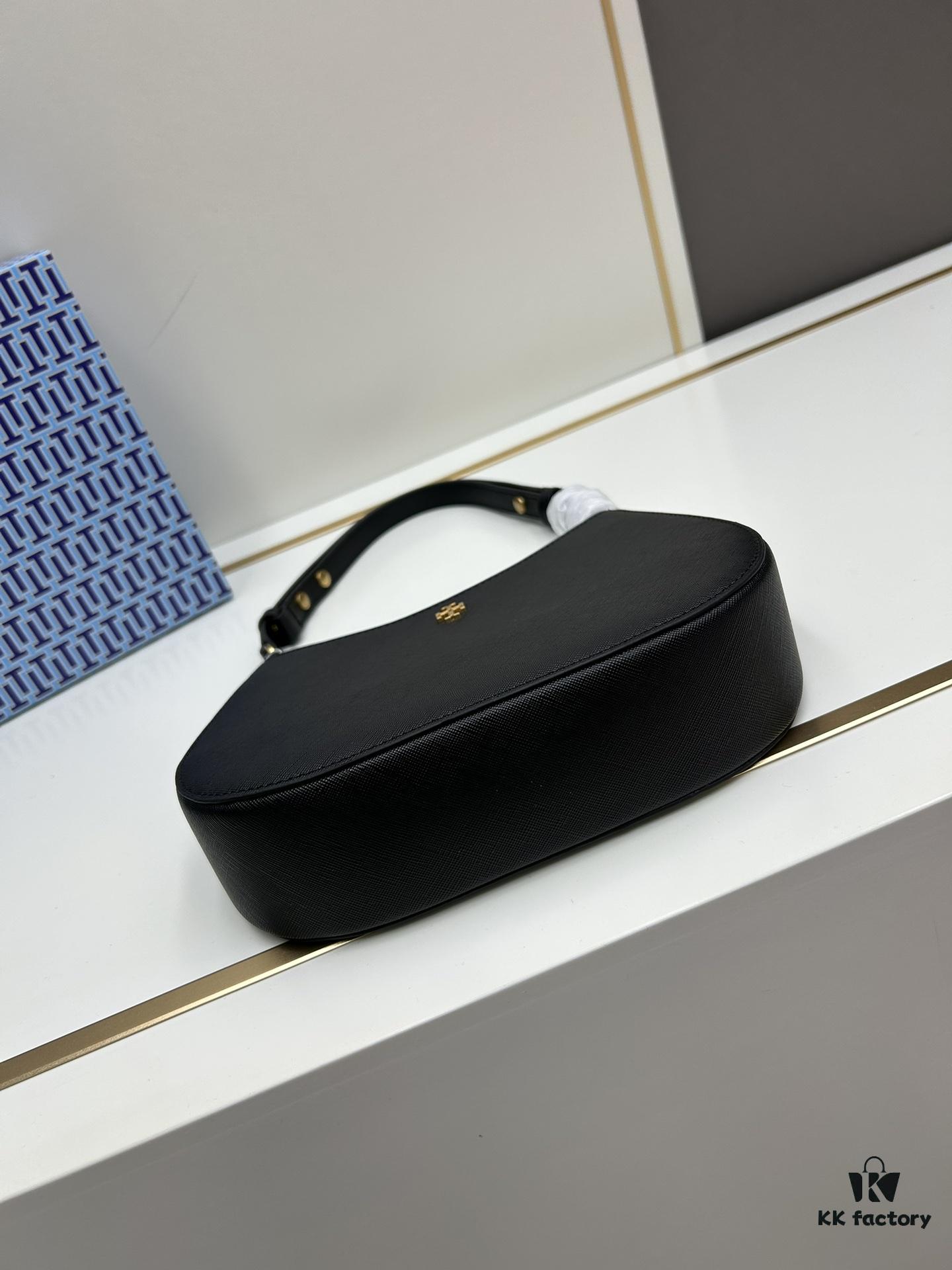 Tory Burch Emerson Series New Arrival Crossbody Bag in Full Leather with Quilted Calfskin