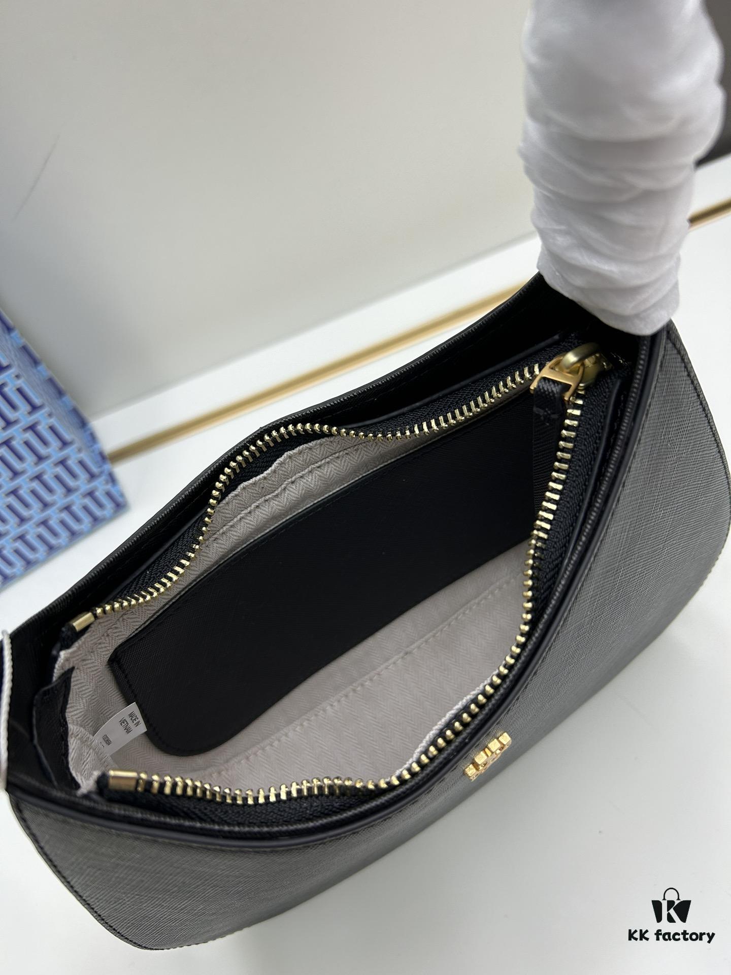 Tory Burch Emerson Series New Arrival Crossbody Bag in Full Leather with Quilted Calfskin