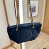 Tory Burch Ella Small Nylon Crossbody Bag – Lightweight Recycled Nylon with Woven Chain Strap