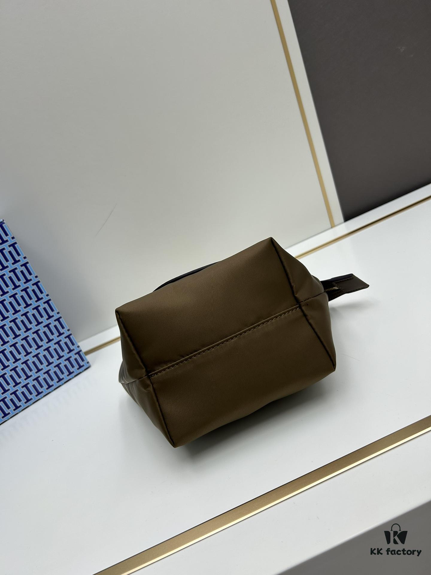 Tory Burch Ella Small Nylon Crossbody Bag – Lightweight Regenerated Nylon with Woven Chain Strap