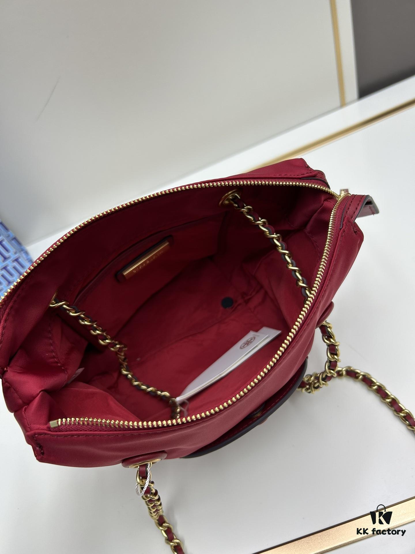 Tory Burch Ella Mini Crossbody Bag in Recycled Nylon – Lightweight and Stylish