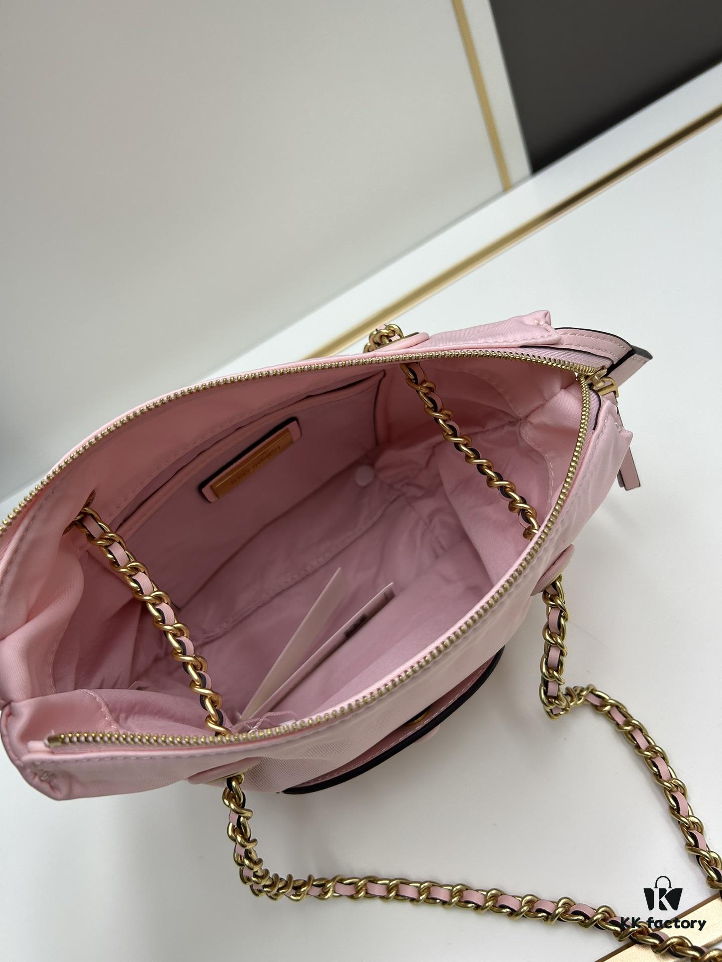 Tory Burch Ella Mini Crossbody Bag – Lightweight Nylon Series, New Arrival with Attention to Detail