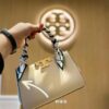 Authentic Quality [Full Genuine Leather Series, New Arrival with Attention to Detail] Tory Burch Eleanor Leather Handbag