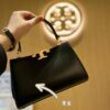 Authentic Quality [Full Genuine Leather Series, New Arrival with Attention to Detail] Tory Burch Eleanor Leather Handbag