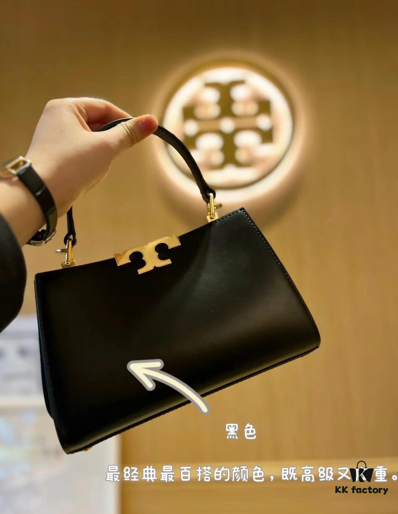 Authentic Quality [Full Genuine Leather Series, New Arrival with Attention to Detail] Tory Burch Eleanor Leather Handbag