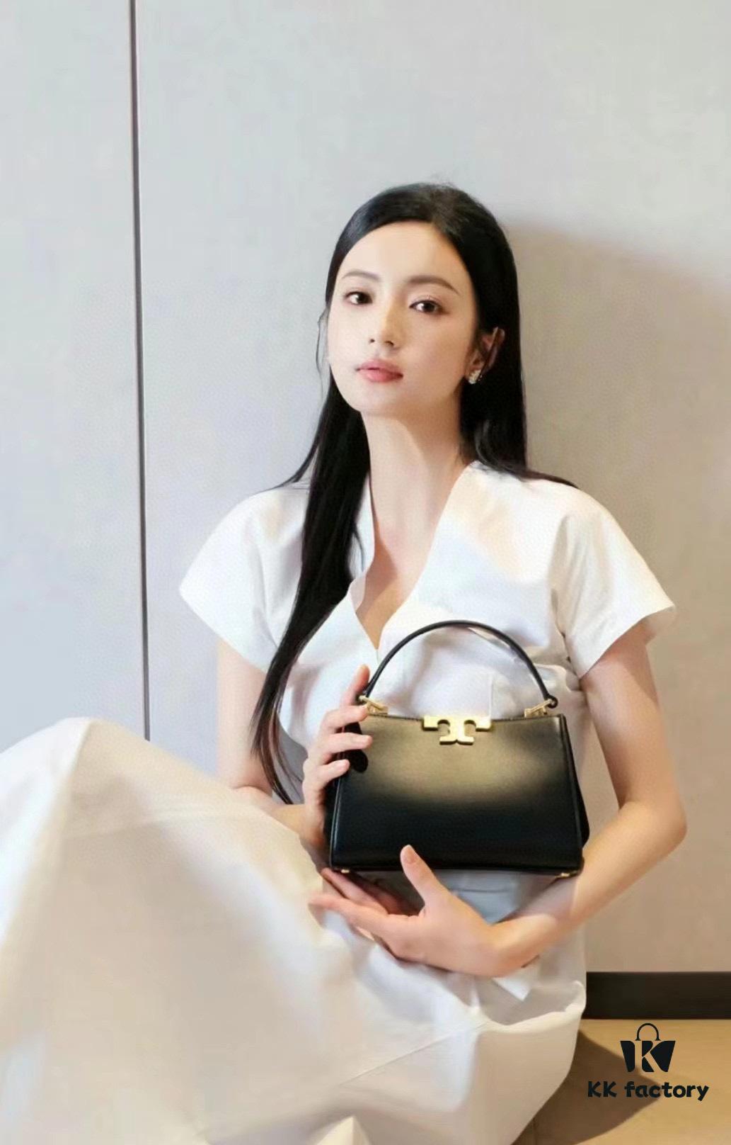 Authentic Quality [Full Genuine Leather Series, New Arrival with Attention to Detail] Tory Burch Eleanor Leather Handbag