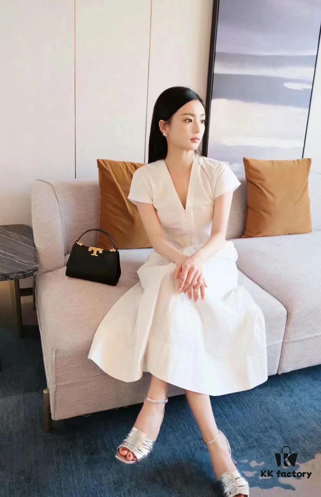 Authentic Quality [Full Genuine Leather Series, New Arrival with Attention to Detail] Tory Burch Eleanor Leather Handbag