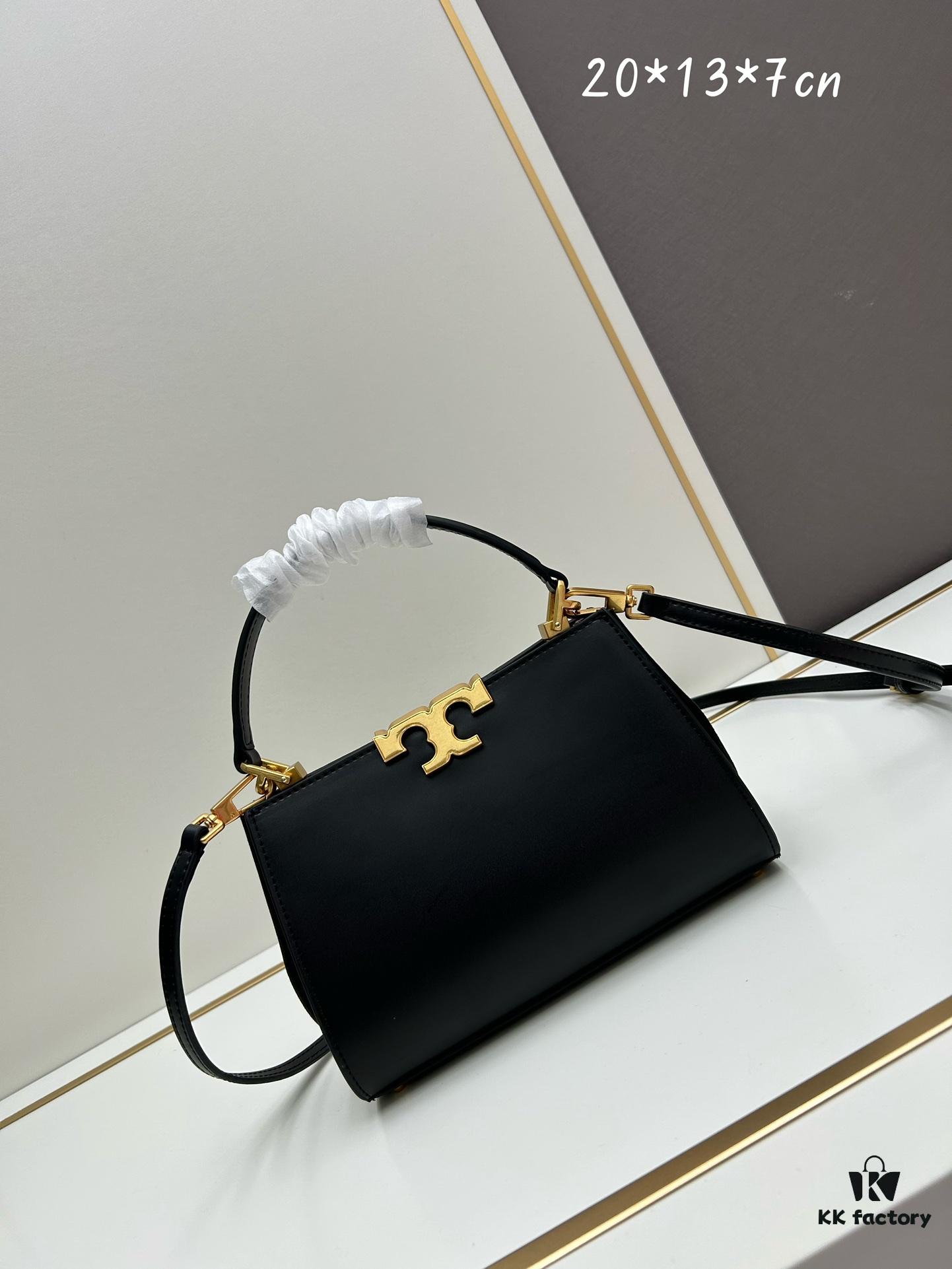 Authentic Quality [Full Genuine Leather Series, New Arrival with Attention to Detail] Tory Burch Eleanor Leather Handbag