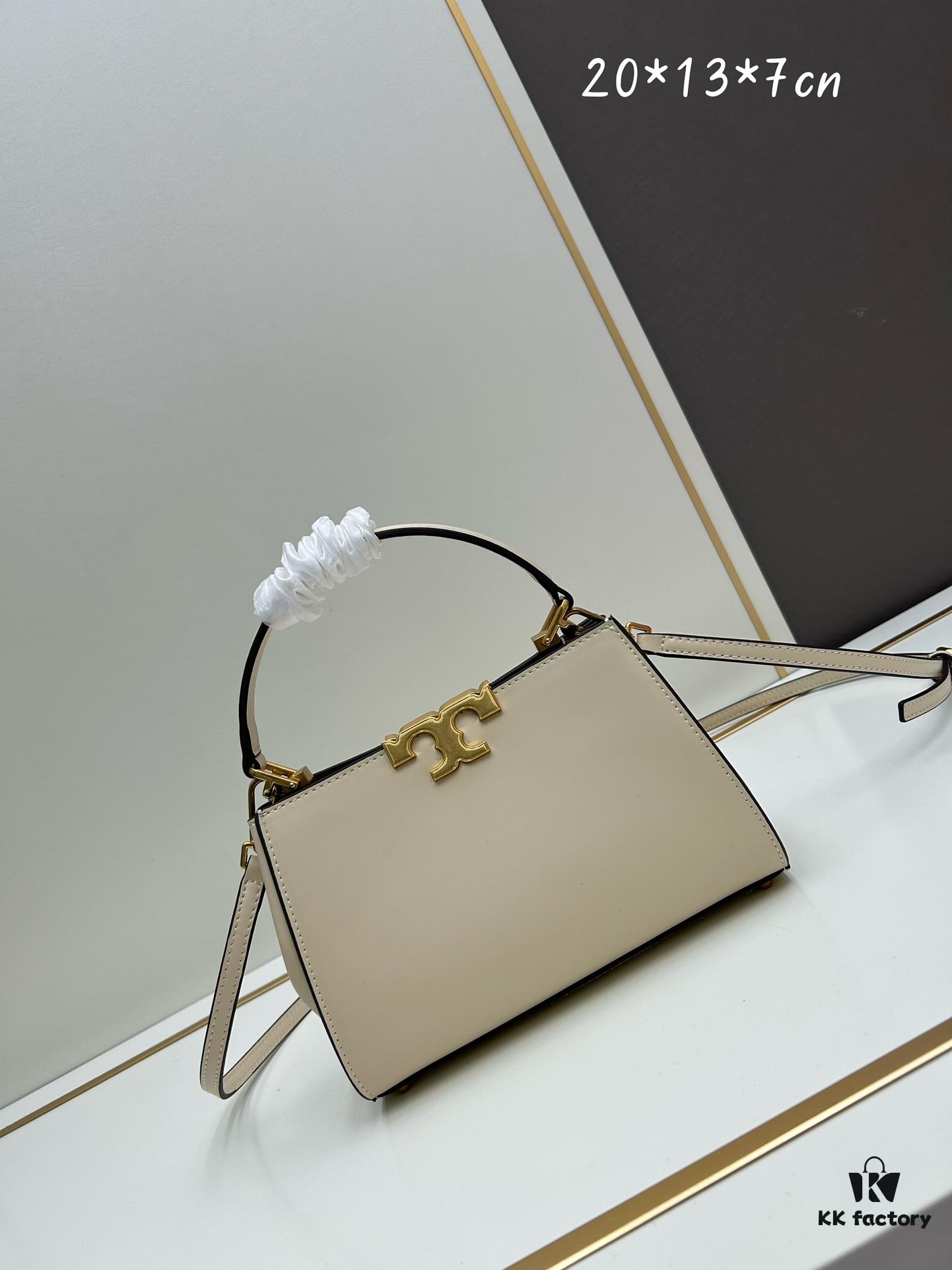 Authentic Quality [Full Genuine Leather Series, New Arrival with Attention to Detail] Tory Burch Eleanor Leather Handbag