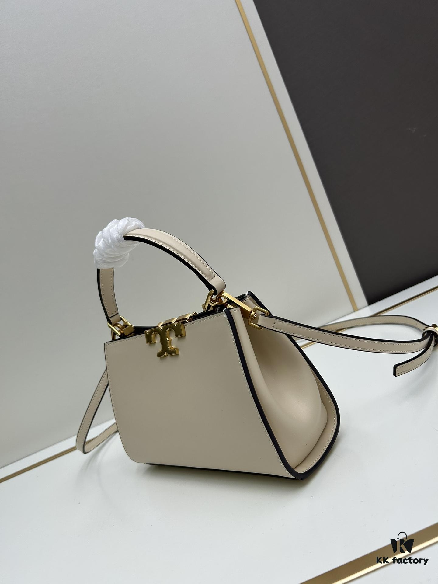 Authentic Quality [Full Genuine Leather Series, New Arrival with Attention to Detail] Tory Burch Eleanor Leather Handbag