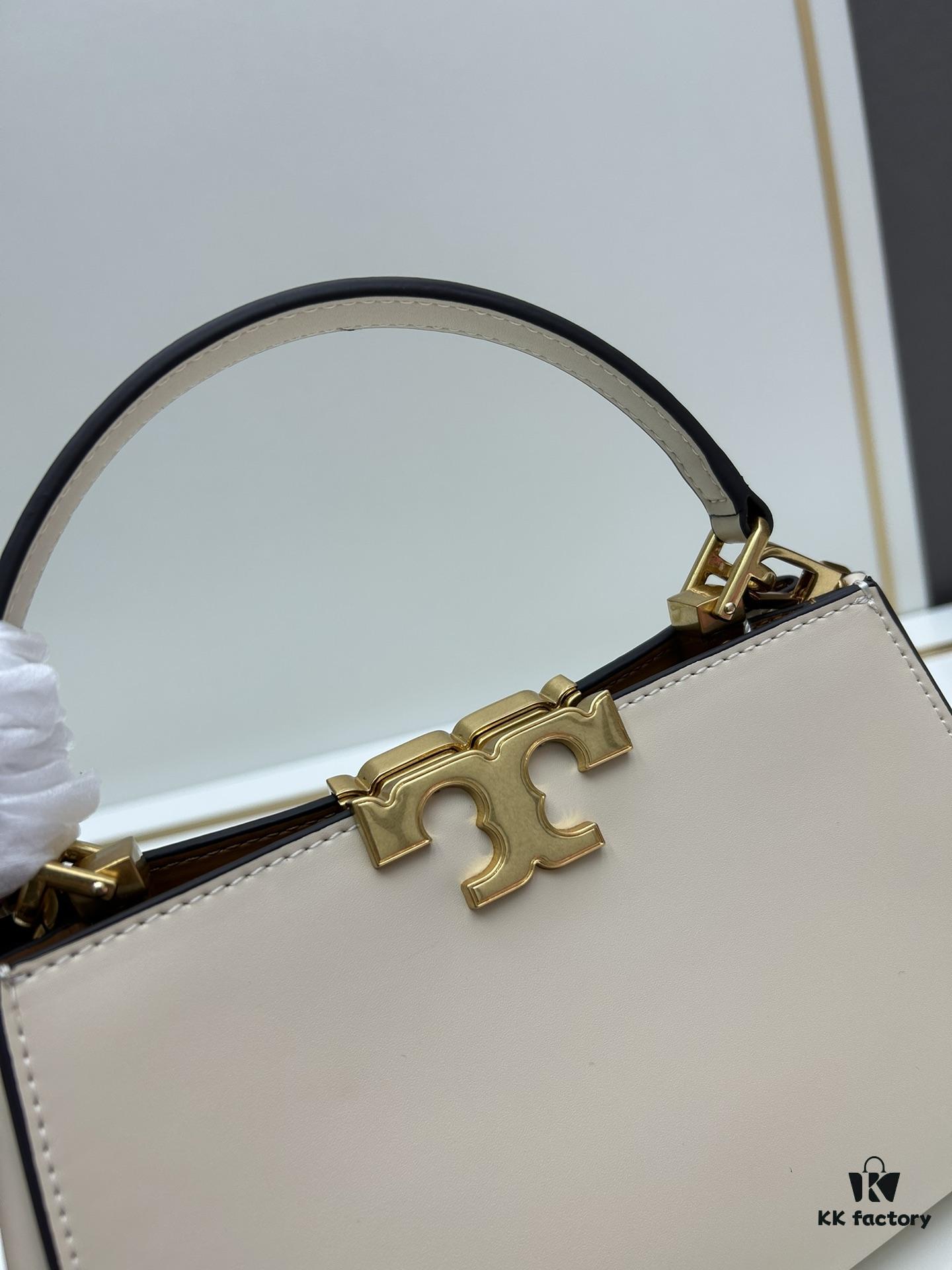 Authentic Quality [Full Genuine Leather Series, New Arrival with Attention to Detail] Tory Burch Eleanor Leather Handbag