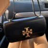 Original Quality [Full Genuine Leather Series, New Arrival with Attention to Details] [Wide Black Version] #TORYBURCH# Eleanor New Tofu Bag