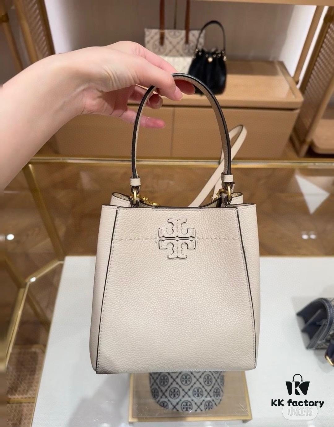 Original Quality [Full Genuine Leather Series, New Arrival with Attention to Detail] Tory Burch McGraw Hobo