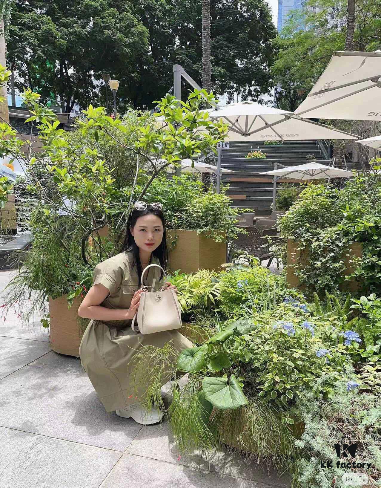 Original Quality [Full Genuine Leather Series, New Arrival with Attention to Detail] Tory Burch McGraw Hobo