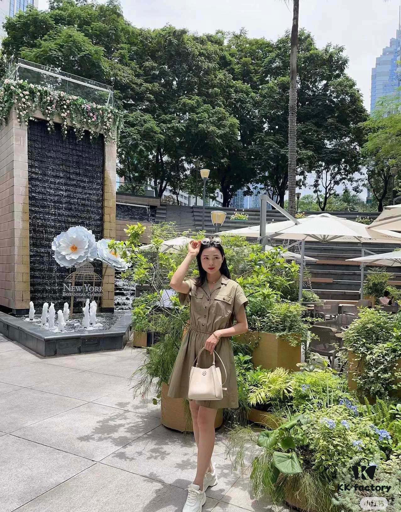 Original Quality [Full Genuine Leather Series, New Arrival with Attention to Detail] Tory Burch McGraw Hobo