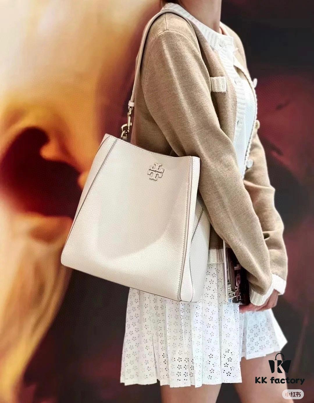 Original Quality [Full Genuine Leather Series, New Arrival with Attention to Detail] Tory Burch McGraw Hobo