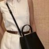Original Quality [Full Genuine Leather Series, New Item with Attention to Detail] Tory Burch McGraw Hobo