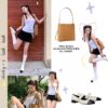 Original Quality [Full Genuine Leather Series, New Item with Attention to Detail] Tory Burch McGraw Hobo