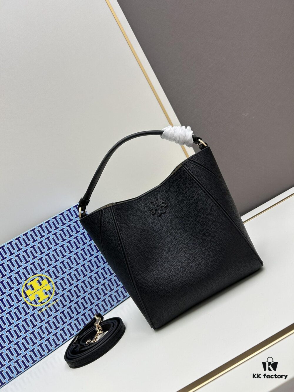 Original Quality [Full Genuine Leather Series, New Arrival with Attention to Details] Tory Burch McGraw Hobo