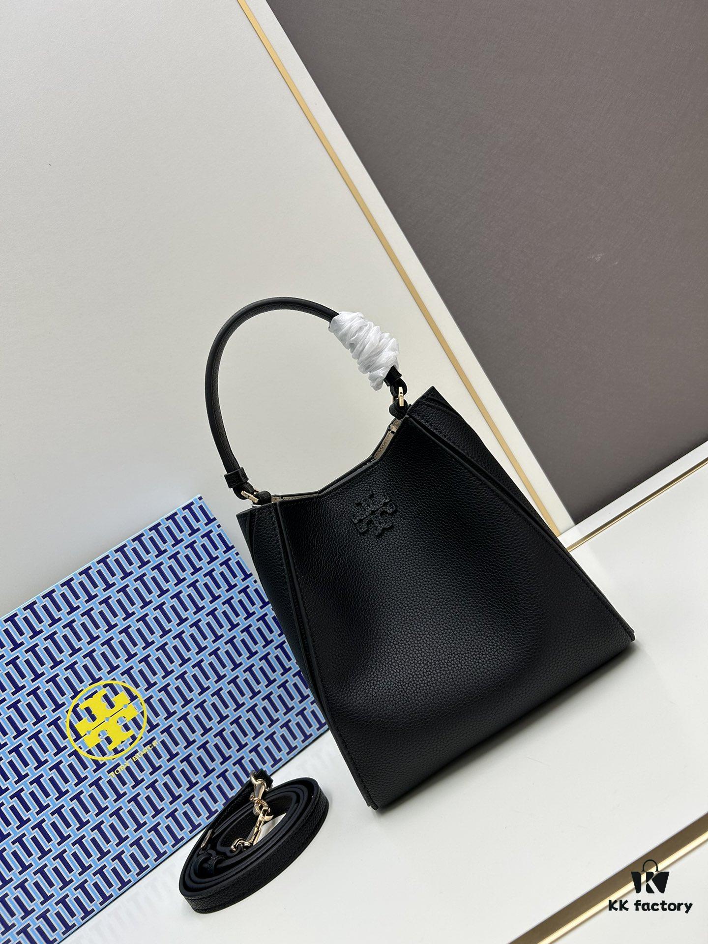 Original Quality [Full Genuine Leather Series, New Arrival with Attention to Details] Tory Burch McGraw Hobo