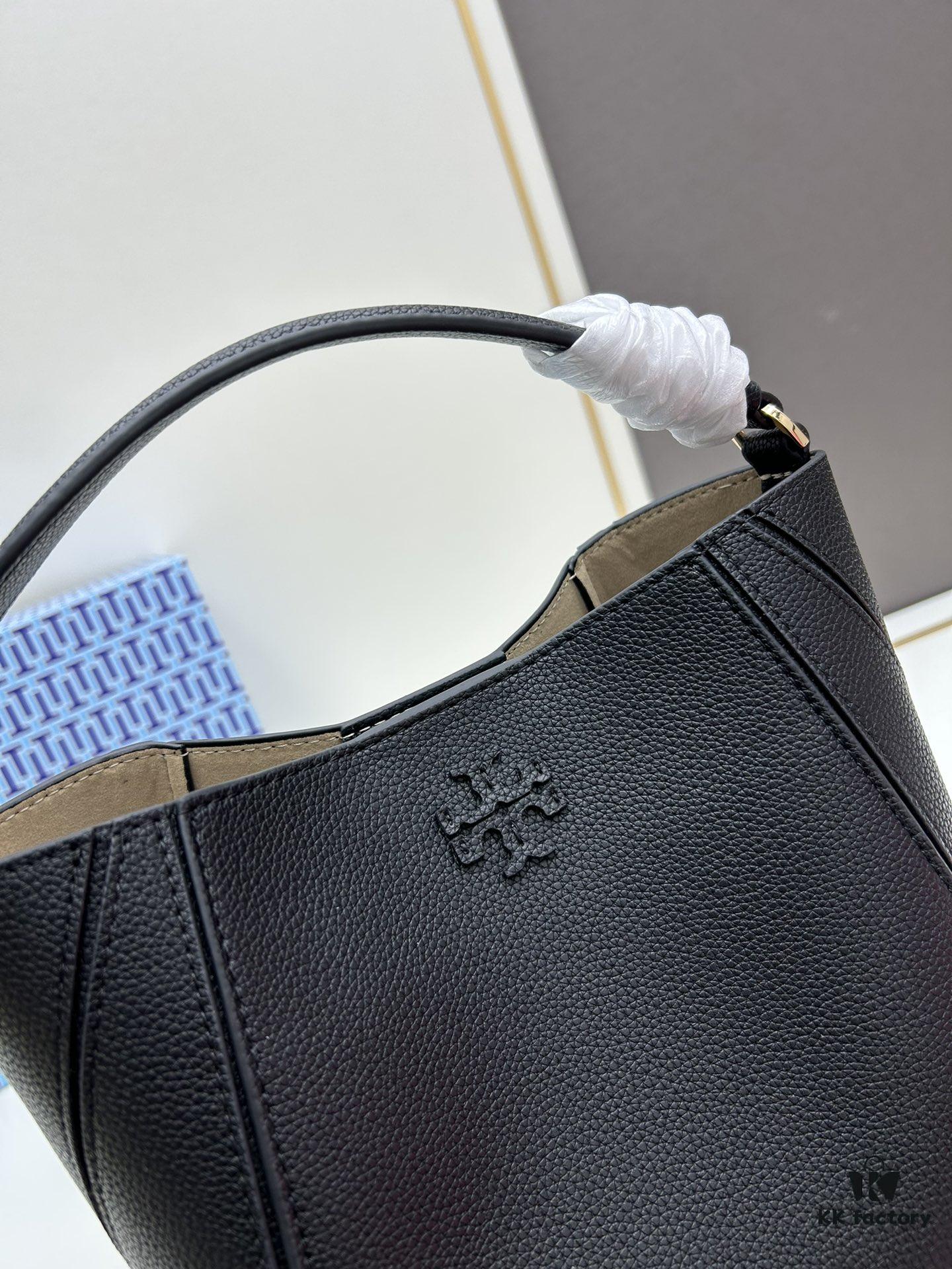 Original Quality [Full Genuine Leather Series, New Arrival with Attention to Details] Tory Burch McGraw Hobo