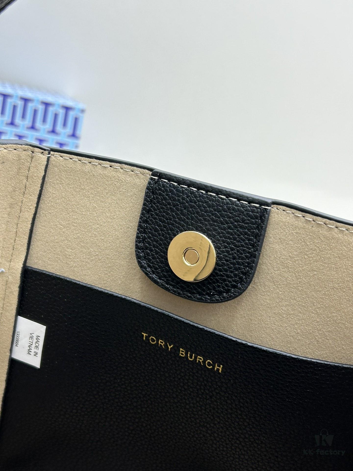 Original Quality [Full Genuine Leather Series, New Arrival with Attention to Details] Tory Burch McGraw Hobo