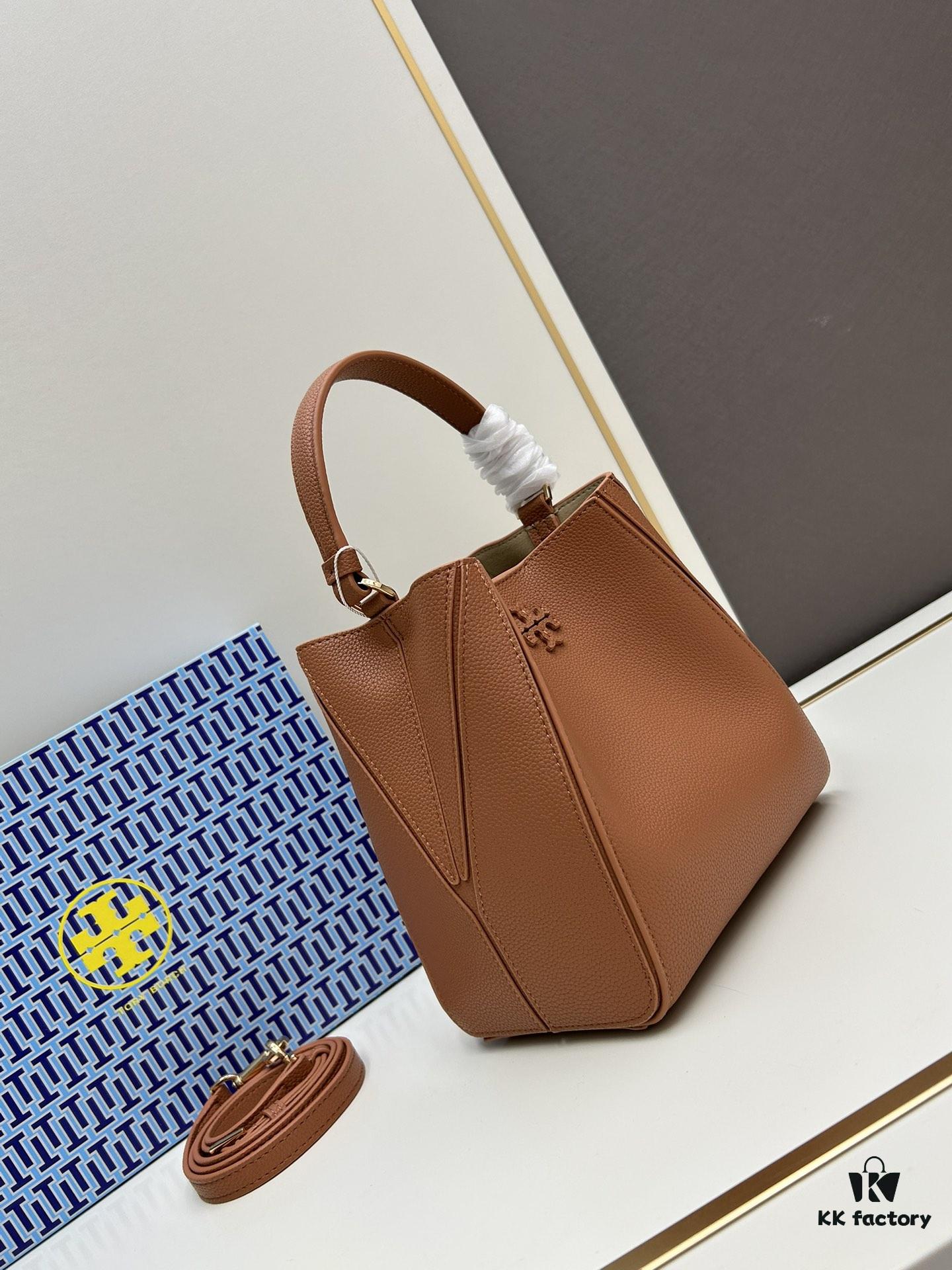 Original Quality [Full Genuine Leather Series, New Arrival with Attention to Details] Tory Burch McGraw Hobo
