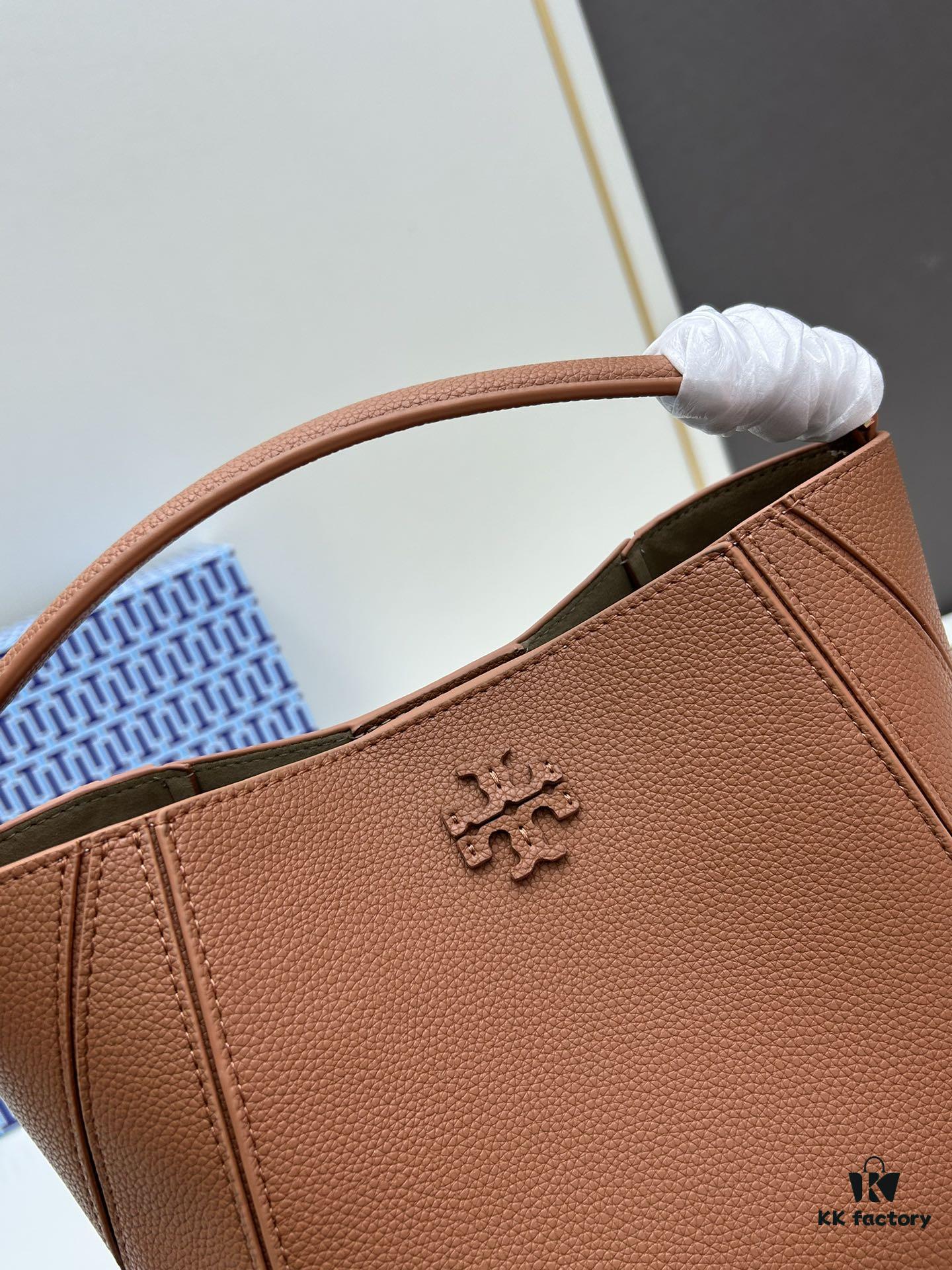 Original Quality [Full Genuine Leather Series, New Arrival with Attention to Details] Tory Burch McGraw Hobo
