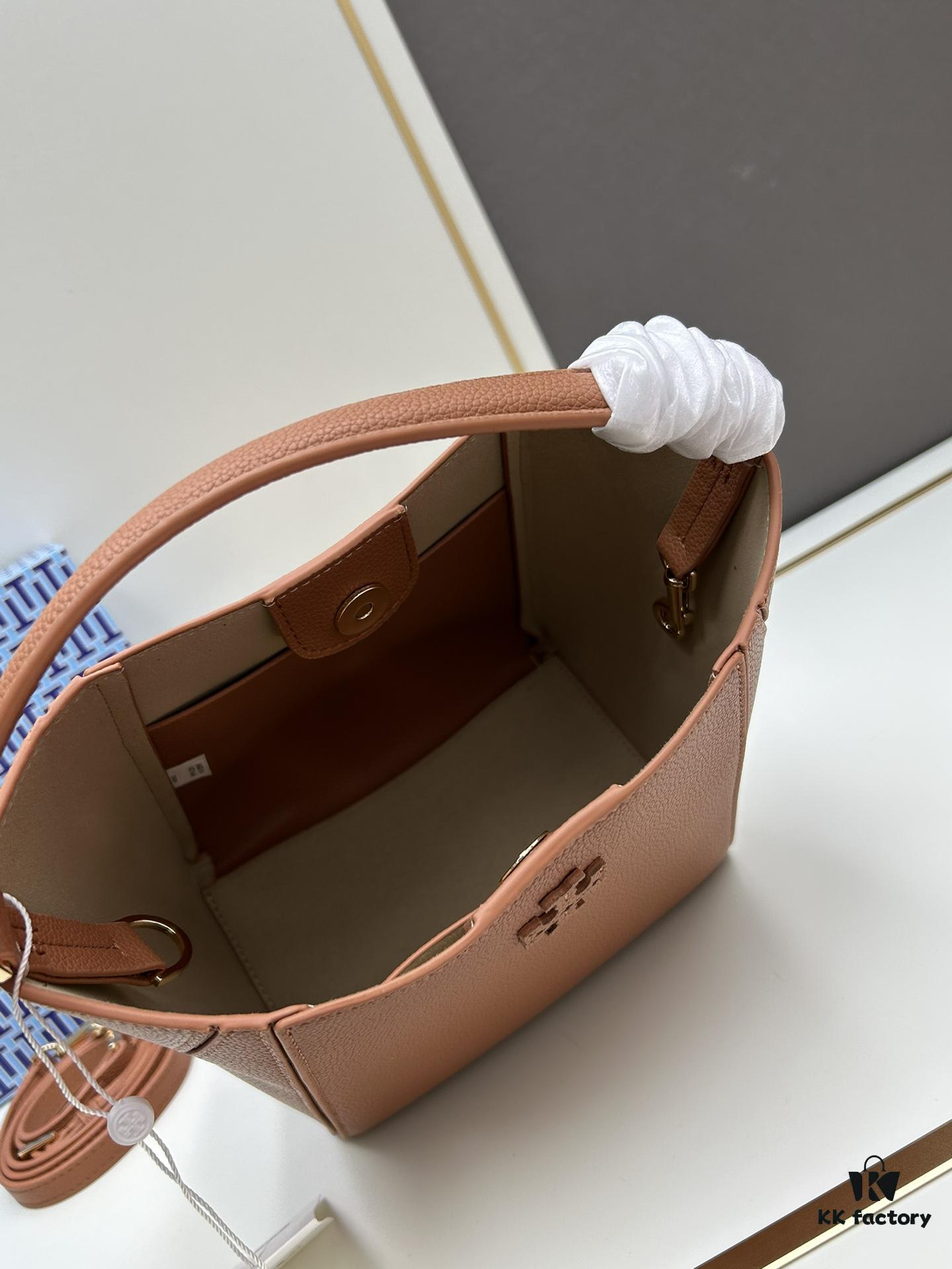 Original Quality [Full Genuine Leather Series, New Arrival with Attention to Details] Tory Burch McGraw Hobo