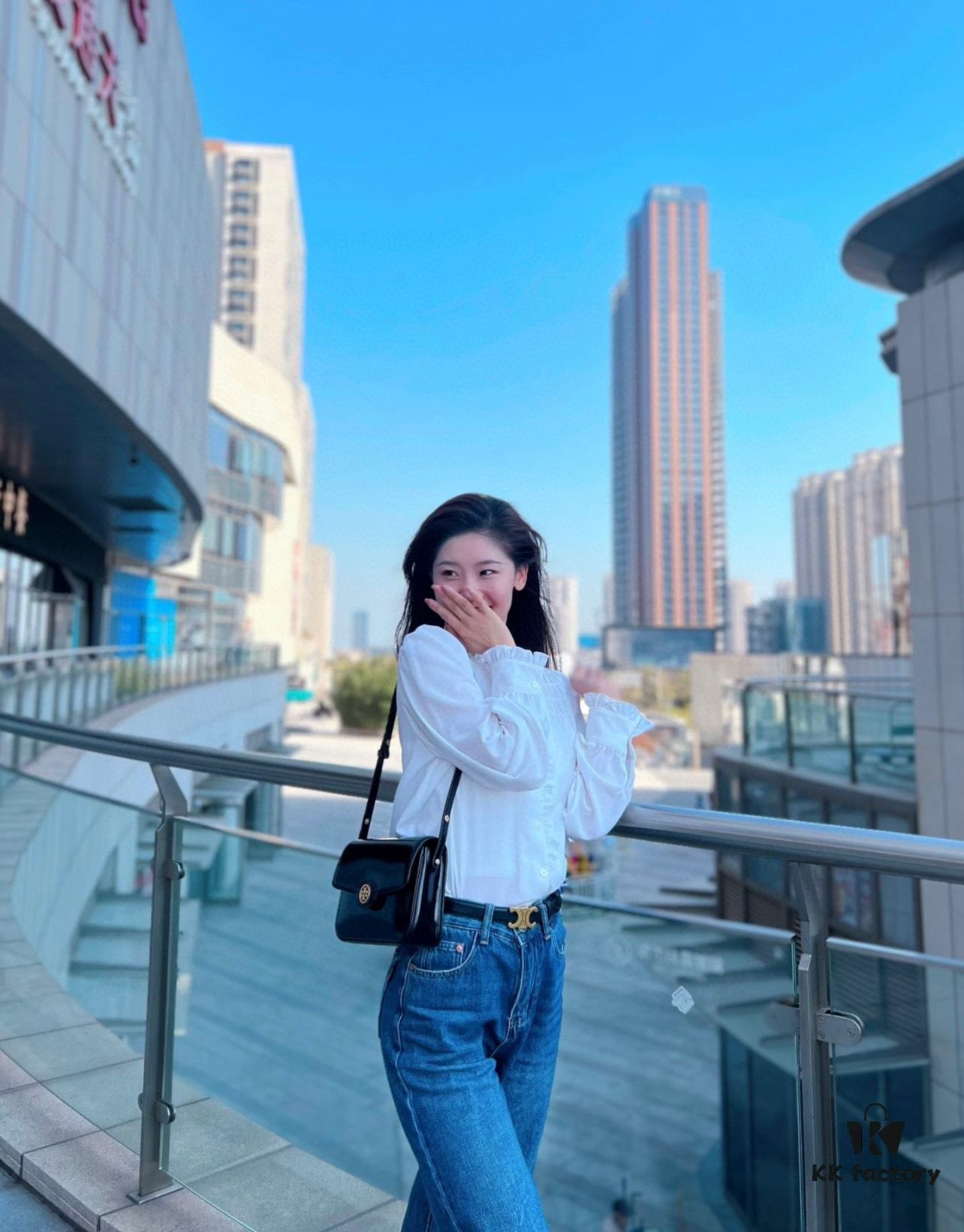 New Arrival TORY BURCH Robinson Series Dual-Use Shoulder Bag – Spazzolato Shiny Patent Leather Messenger Bag