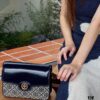 New Arrival Tory Burch Robinson Series Dual-Use Shoulder Bag – Spazzolato Shiny Patent Leather Messenger Bag with Refined Edging