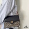 New Arrival Tory Burch Robinson Series Dual-Use Shoulder Bag – Spazzolato Shiny Patent Leather Messenger Bag with Refined Edging
