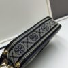 Original Quality [New Item with Attention to Detail] TORY BURCH 2024 Lunar New Year New Camera Bag, (Including Hang Tag, Sticker, Logo Label, Plastic Bag, and Brand Copy Paper) Miller Signature Print Camera Bag with Double Zippers, Size: 19.5 x 11.5 x 6 cm