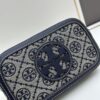 Original Quality [New Item with Attention to Detail] TORY BURCH 2024 Lunar New Year New Camera Bag, (Including Hang Tag, Sticker, Logo Label, Plastic Bag, and Brand Copy Paper) Miller Signature Print Camera Bag with Double Zippers, Size: 19.5 x 11.5 x 6 cm