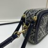 Original Quality [New Item with Attention to Detail] TORY BURCH 2024 Lunar New Year New Camera Bag, (Including Hang Tag, Sticker, Logo Label, Plastic Bag, and Brand Copy Paper) Miller Signature Print Camera Bag with Double Zippers, Size: 19.5 x 11.5 x 6 cm