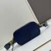 Authentic Tory Burch Miller Denim Camera Bag New Arrival, 100% Genuine Leather, Original Quality, Crossbody Shoulder Bag