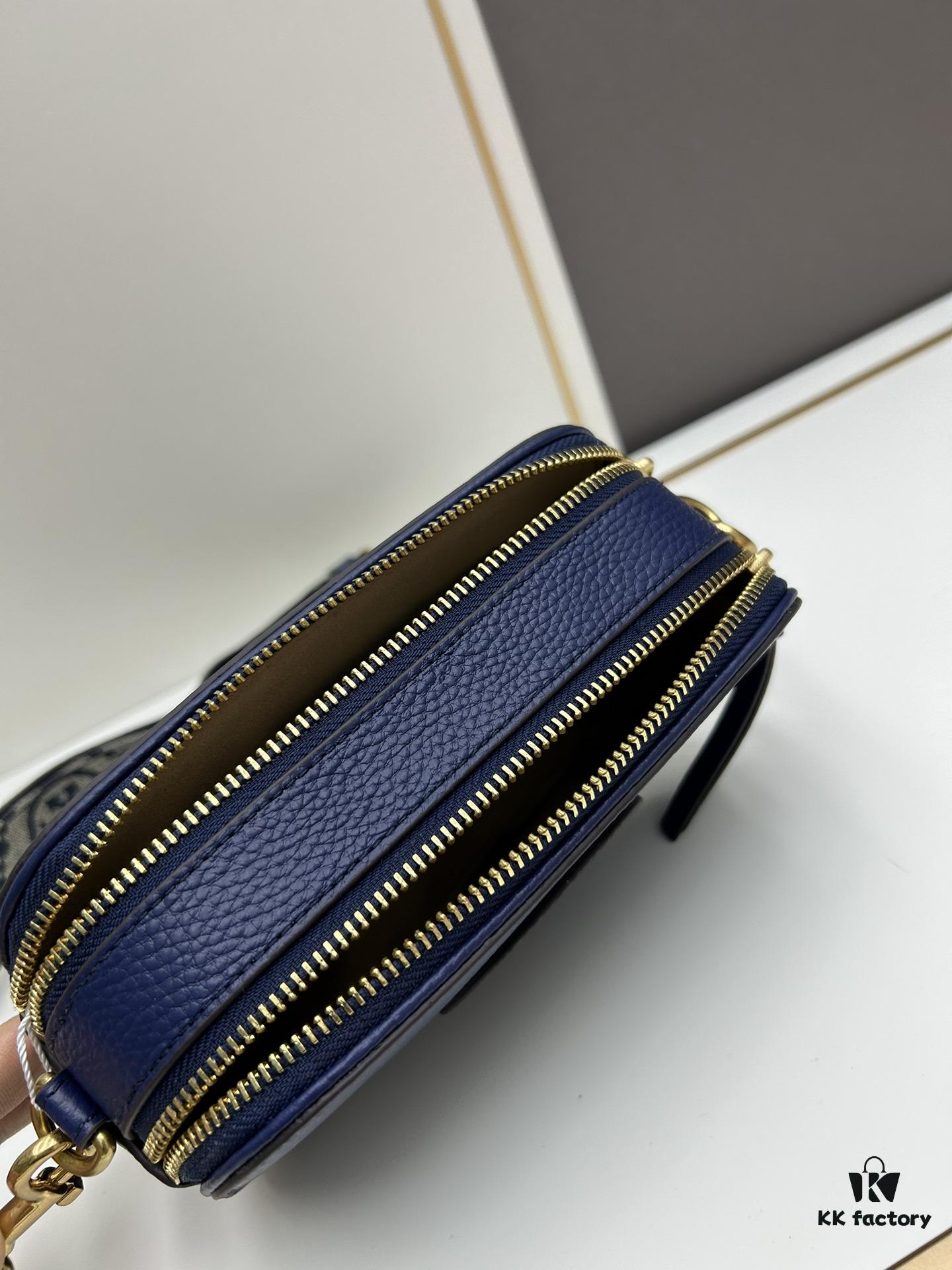 Authentic Tory Burch Miller Denim Camera Bag New Arrival, 100% Genuine Leather, Original Quality, Crossbody Shoulder Bag