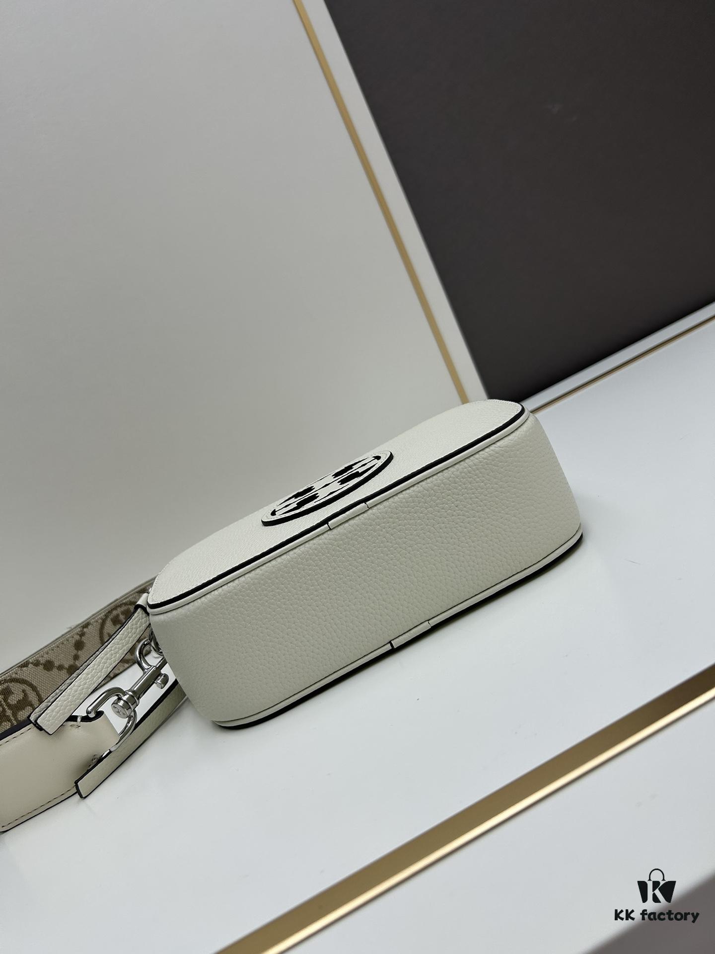 Tory Burch New Genuine Leather Denim Miller Camera Bag, Single Shoulder Crossbody Bag, Original Quality