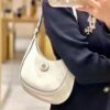 Original Quality [Full Genuine Leather Series, New Arrival with Attention to Detail] TORY BURCH ROBINSON New Crescent Underarm Bag