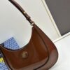 Original Quality [Full Leather Series, New Arrival with Attention to Details] TORY BURCH ROBINSON New Crescent Shoulder Bag Premium Leather Fashionable and Timeless Design with Meticulous Craftsmanship Functional and Versatile