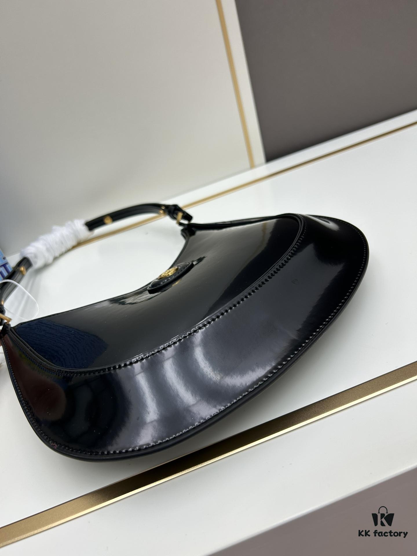 Original Quality [Full Genuine Leather Series, New Arrival with Attention to Details] TORY BURCH ROBINSON New Crescent Shoulder Bag