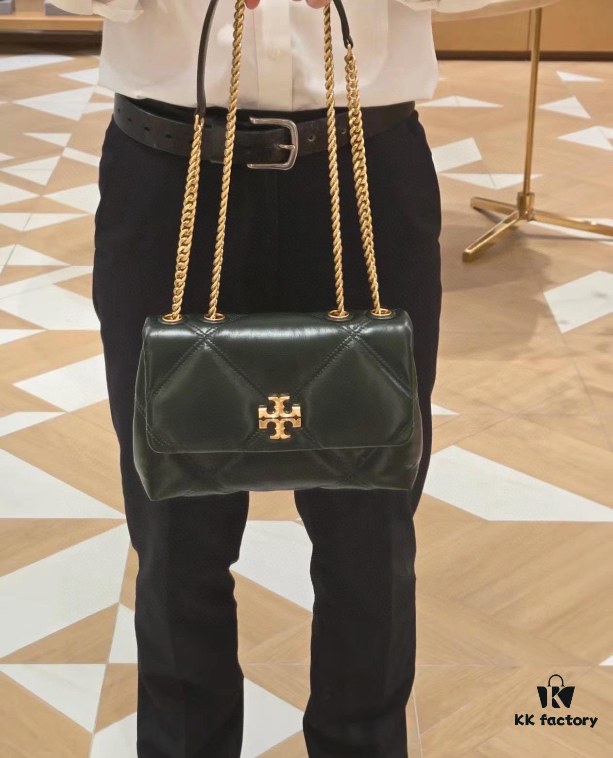 Original Quality [Full Leather Series, New Item with Attention to Detail] TB Kira Calfskin Bag