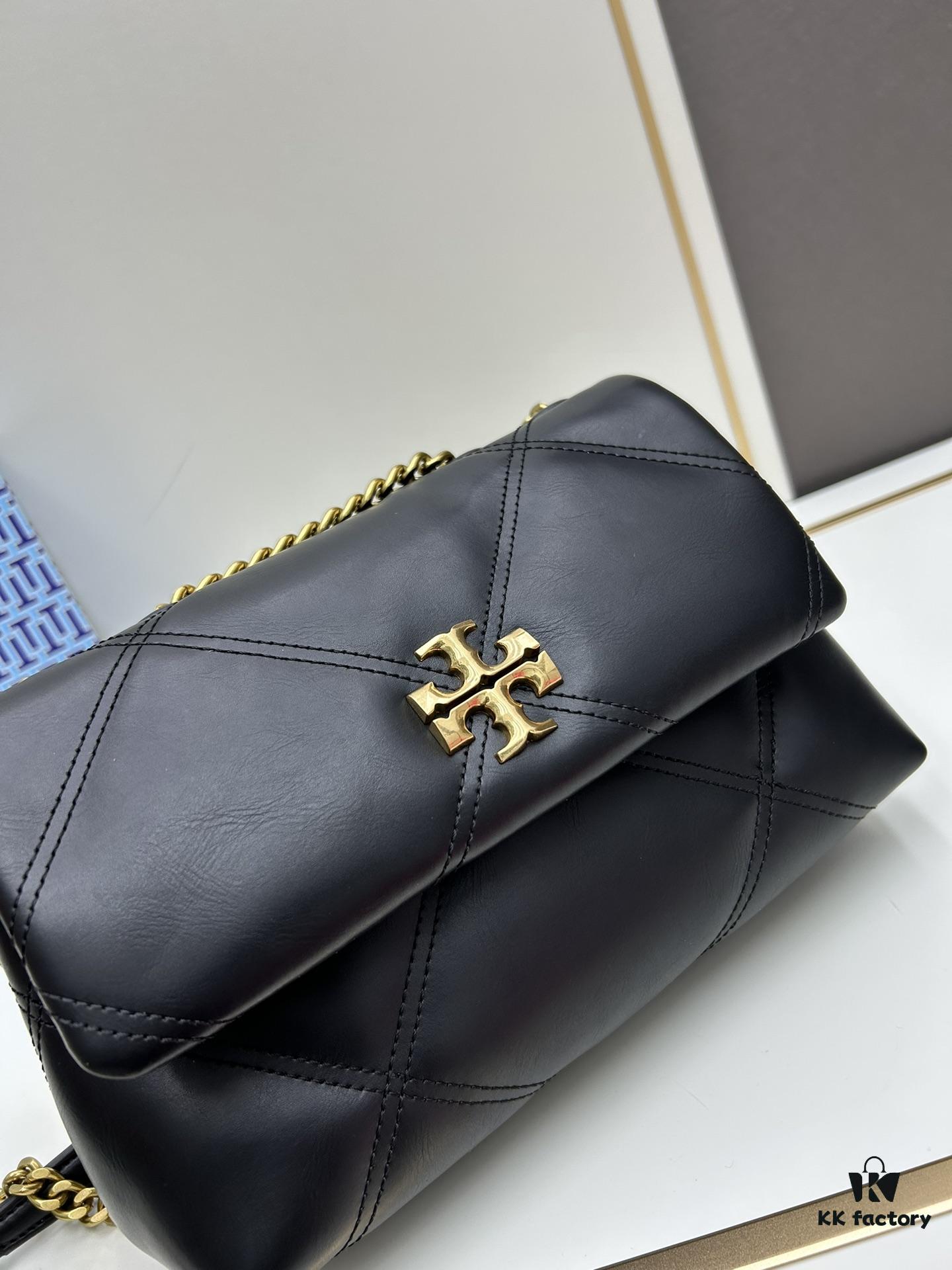 Original Quality [Full Leather Series, New Arrival with Attention to Detail] TB Kira Cowhide Bag