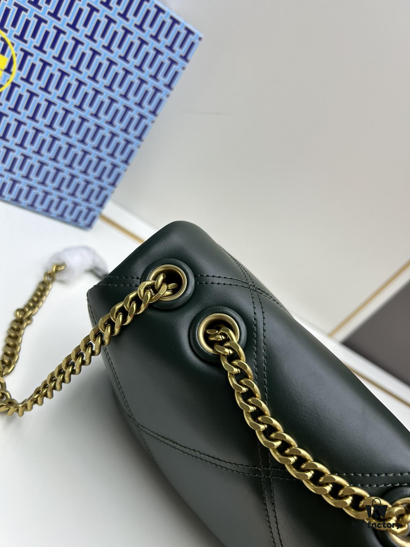 Original Quality [Full Leather Series, New Arrival with Attention to Detail] TB Kira Cowhide Bag