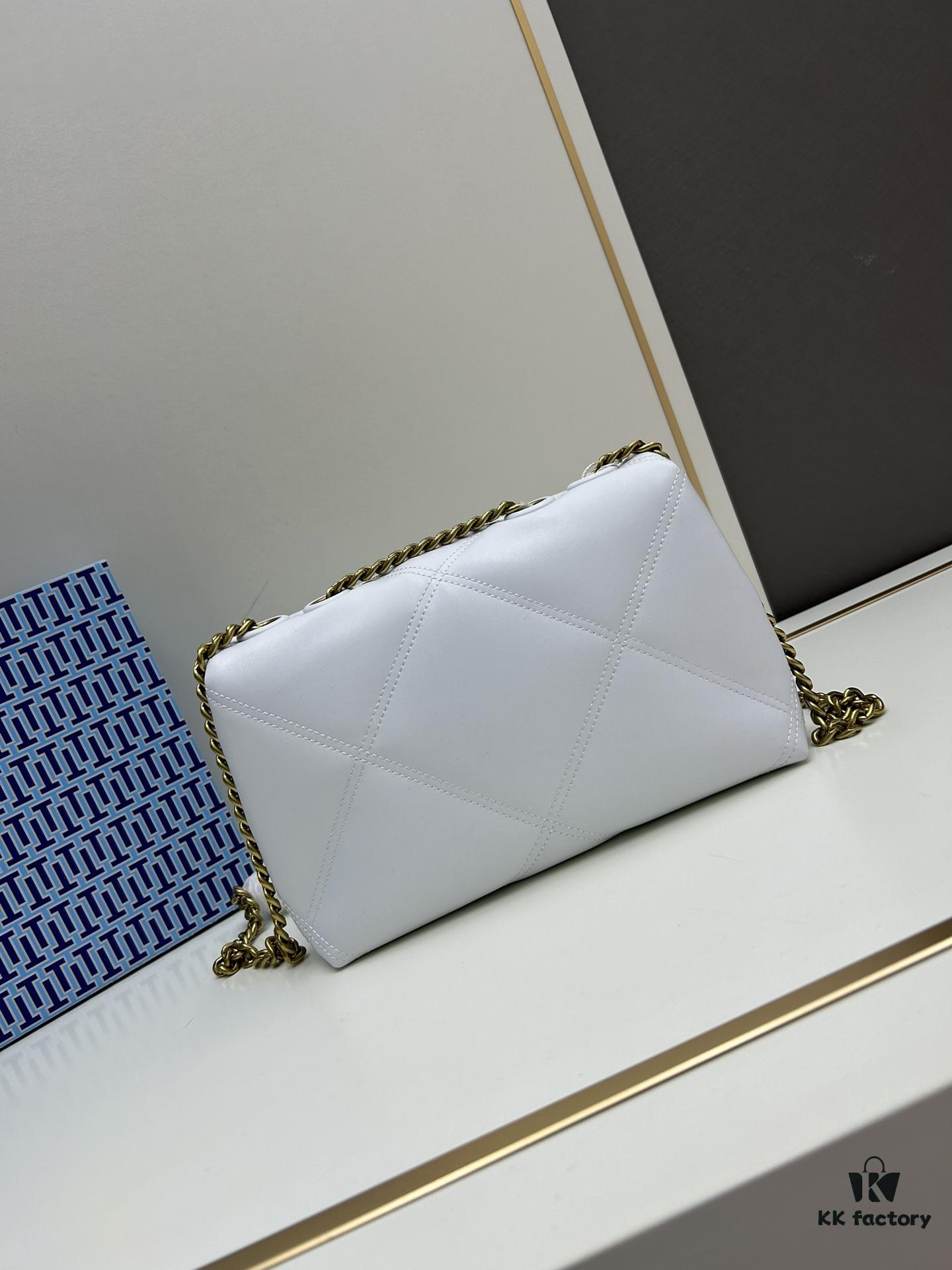 Original Quality [Full Leather Series, New Arrival with Attention to Detail] TB Kira Calfskin Handbag