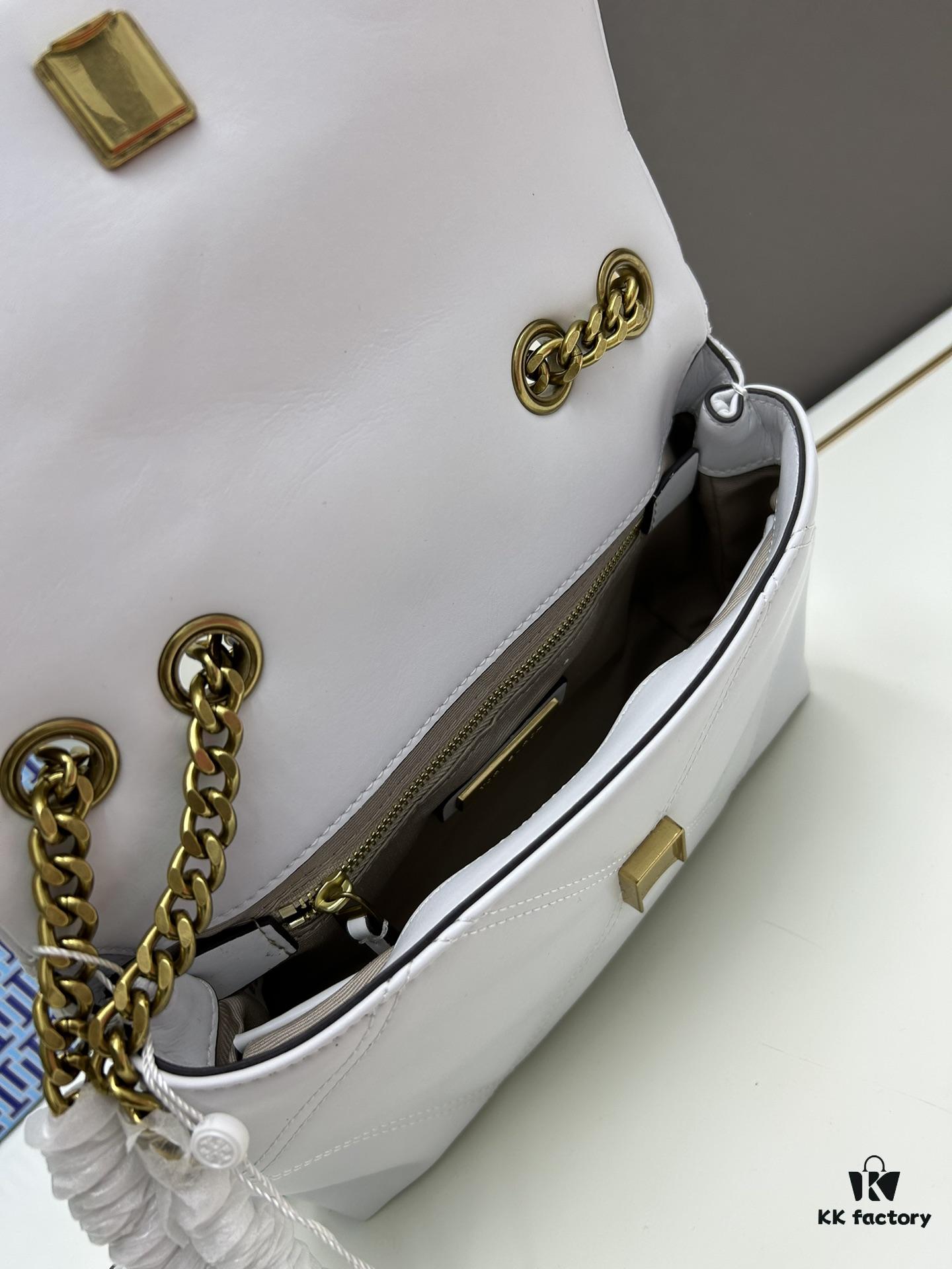 Original Quality [Full Leather Series, New Arrival with Attention to Detail] TB Kira Calfskin Handbag