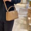 Tory Burch Britten Series Mini Tote Bag New Arrival Pebbled Leather Ladies' Shoulder Bag