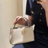 Tory Burch Britten Series Mini Tote Bag New Arrival Pebbled Leather Ladies' Shoulder Bag