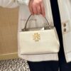 Tory Burch Britten Series Mini Tote Bag New Arrival Pebbled Leather Ladies' Shoulder Bag